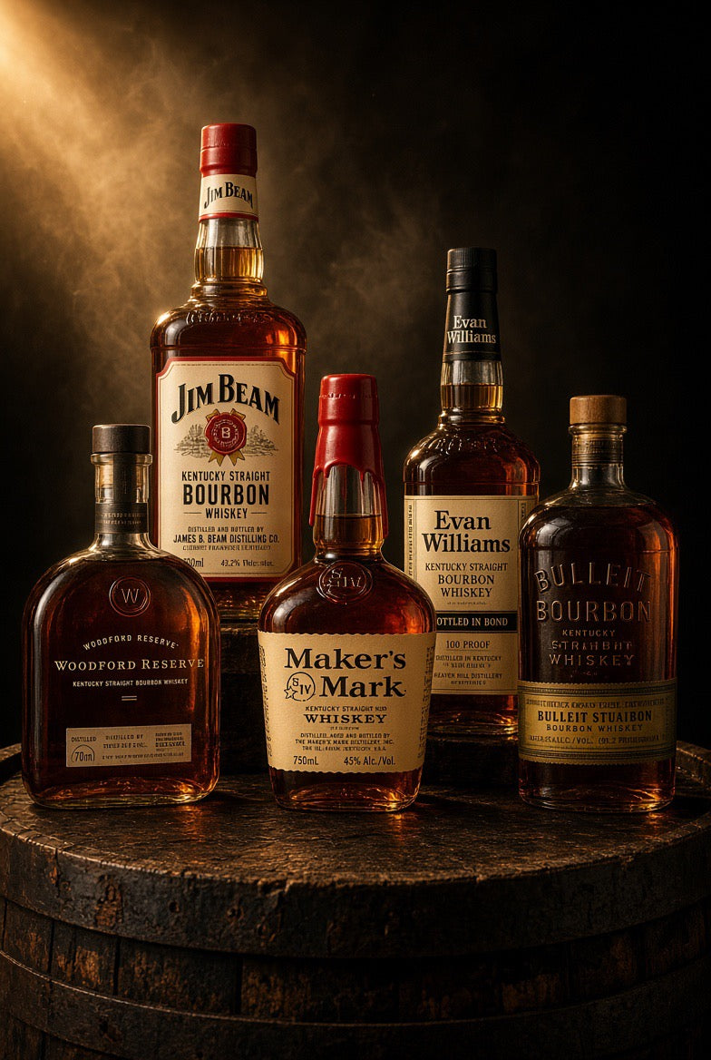 Bourbon, Rye, American, Canadian Whiskey