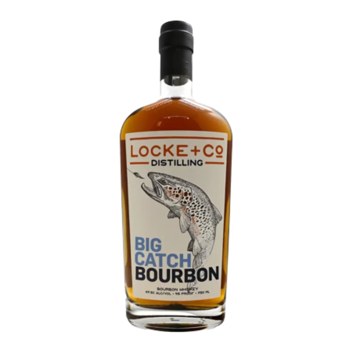 Locke + Co Distilling Big Catch Bourbon 750 ML - Captain Caskwell