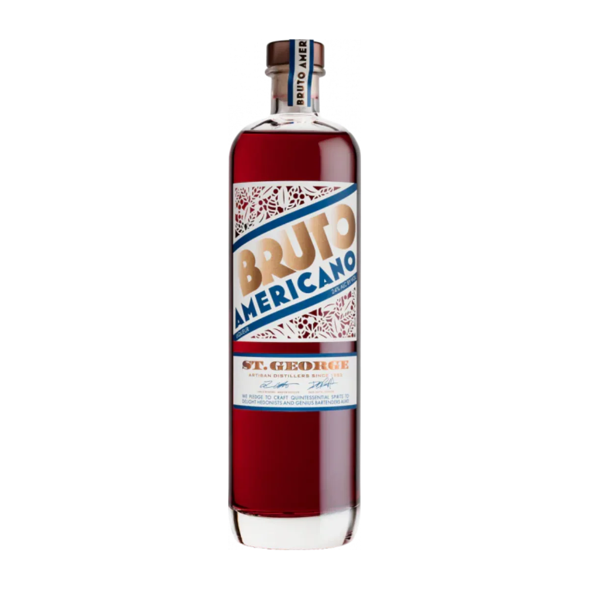 St. George Bruto Americano Aperitif Liqueur 750 ml - Captain Caskwell