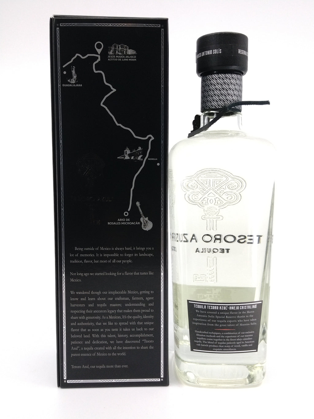 Tesoro Azul Anejo Cristalino Tequila 750 ml