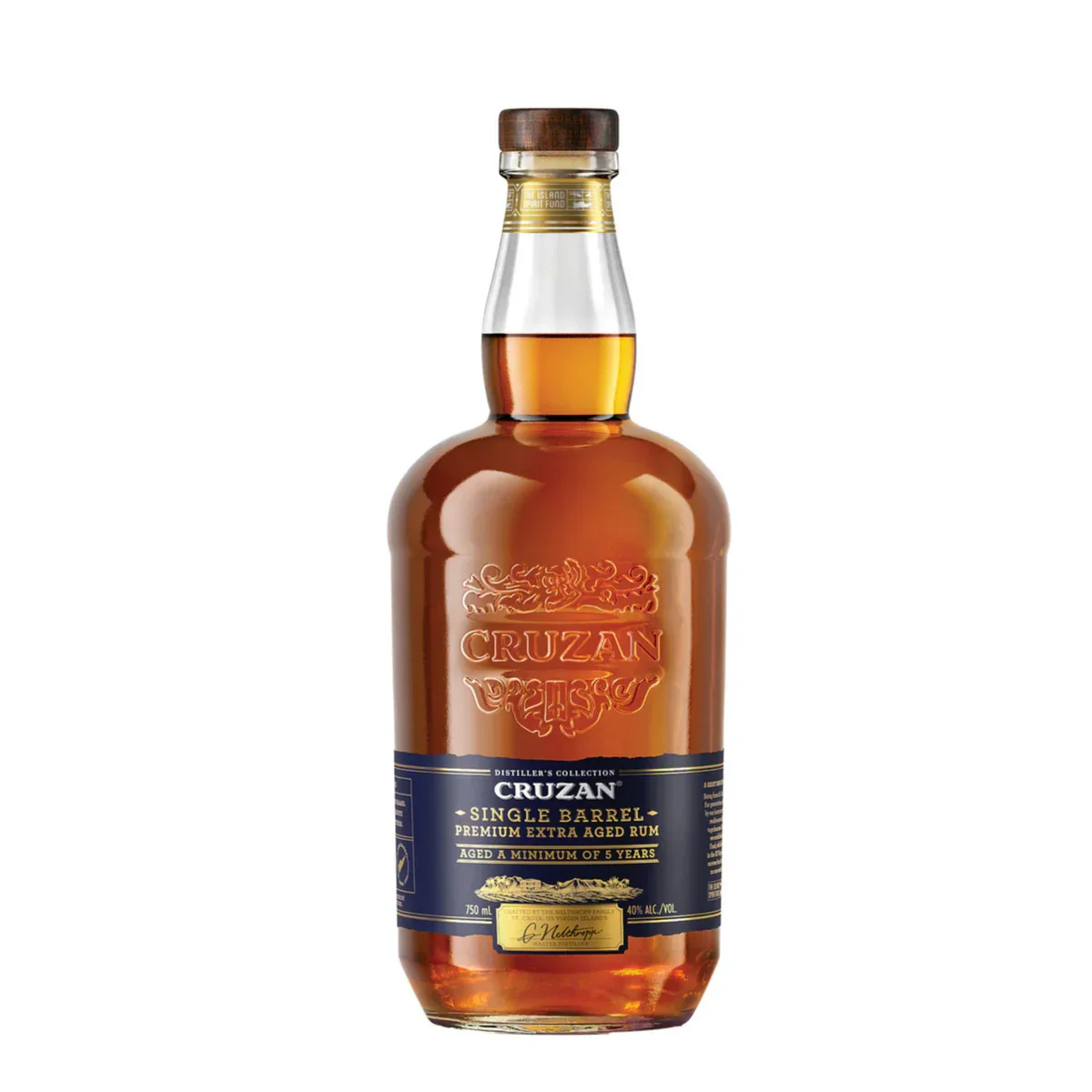 Distillers Collection Cruzan Single Barrel Premium Extra Aged Rum 750 ml - Captain Caskwell