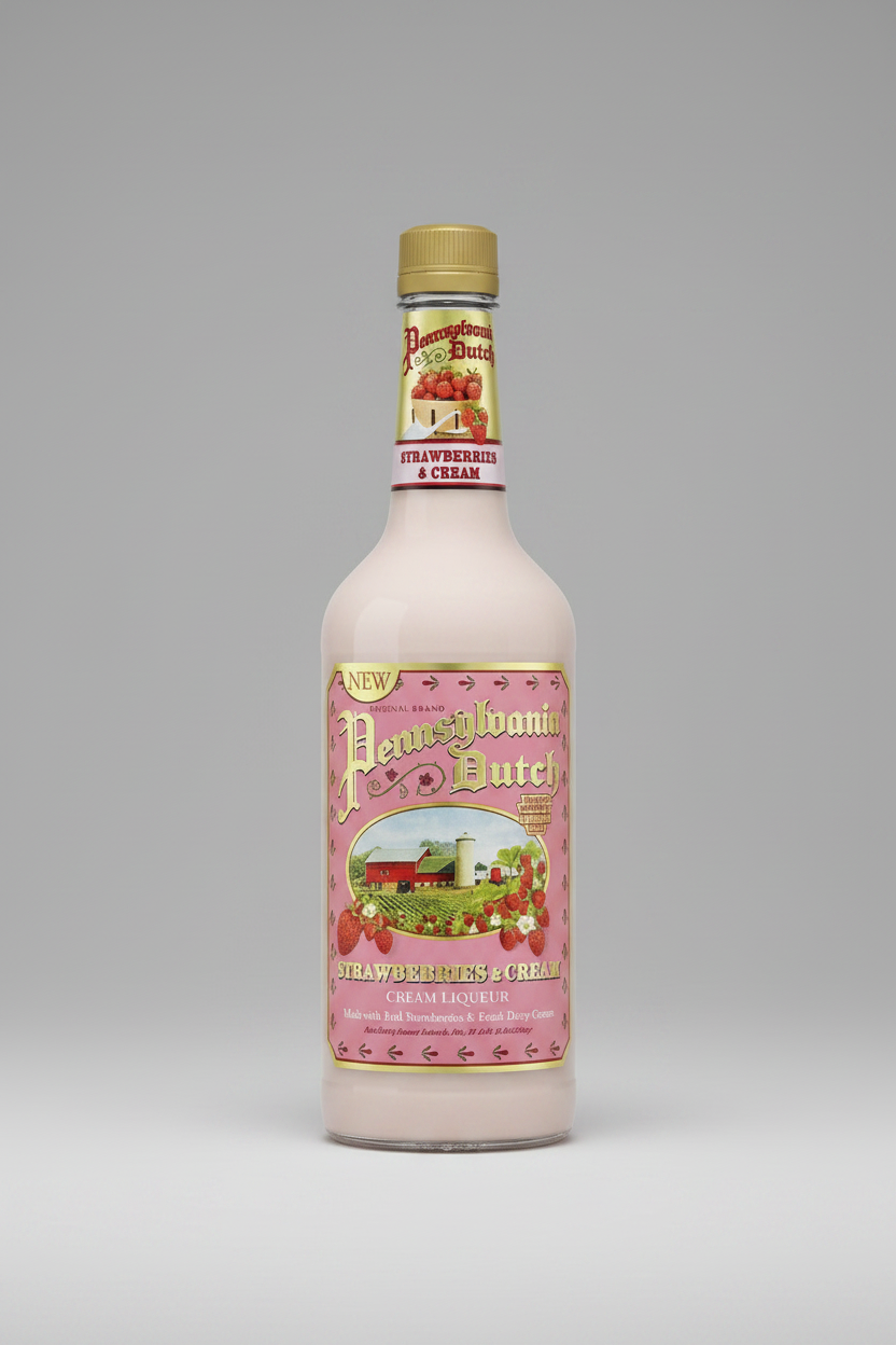 Pennsylvania Dutch Strawberries and cream 750ml - Captain Caskwell