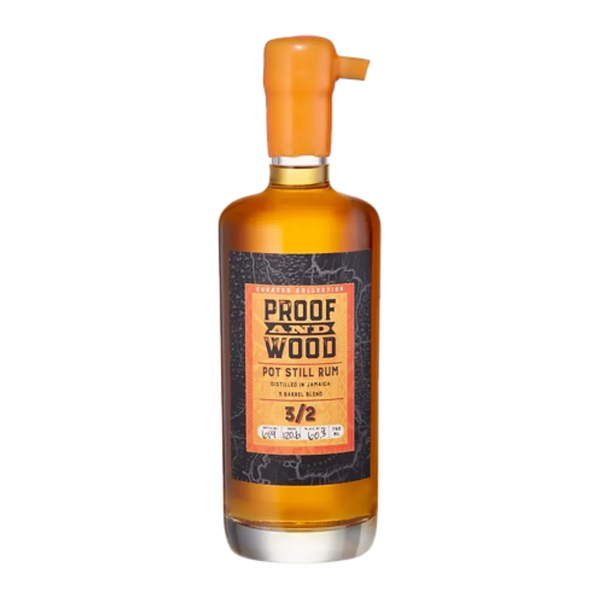 Proof and Wood Pot Still Rum 2/3 750 ml - Captain Caskwell