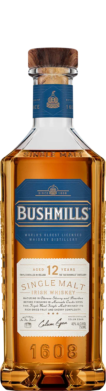 Bushmills Single Malt Irish 12 year 750 ml - Captain Caskwell