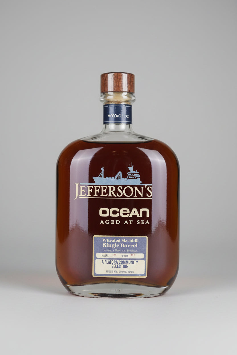 Jefferson's Ocean Aged at Sea Wheated Mashbill Single Barrel  No 188  Voyage 32 750 ML