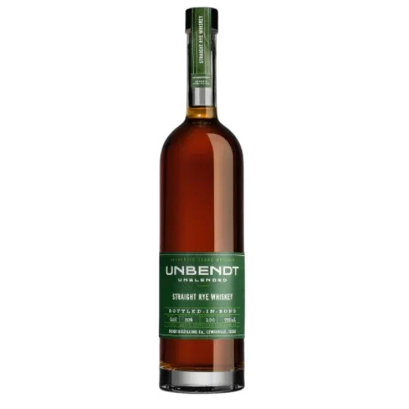 Unbendt Unblended Straight Rye Whiskey 750 ml - Captain Caskwell
