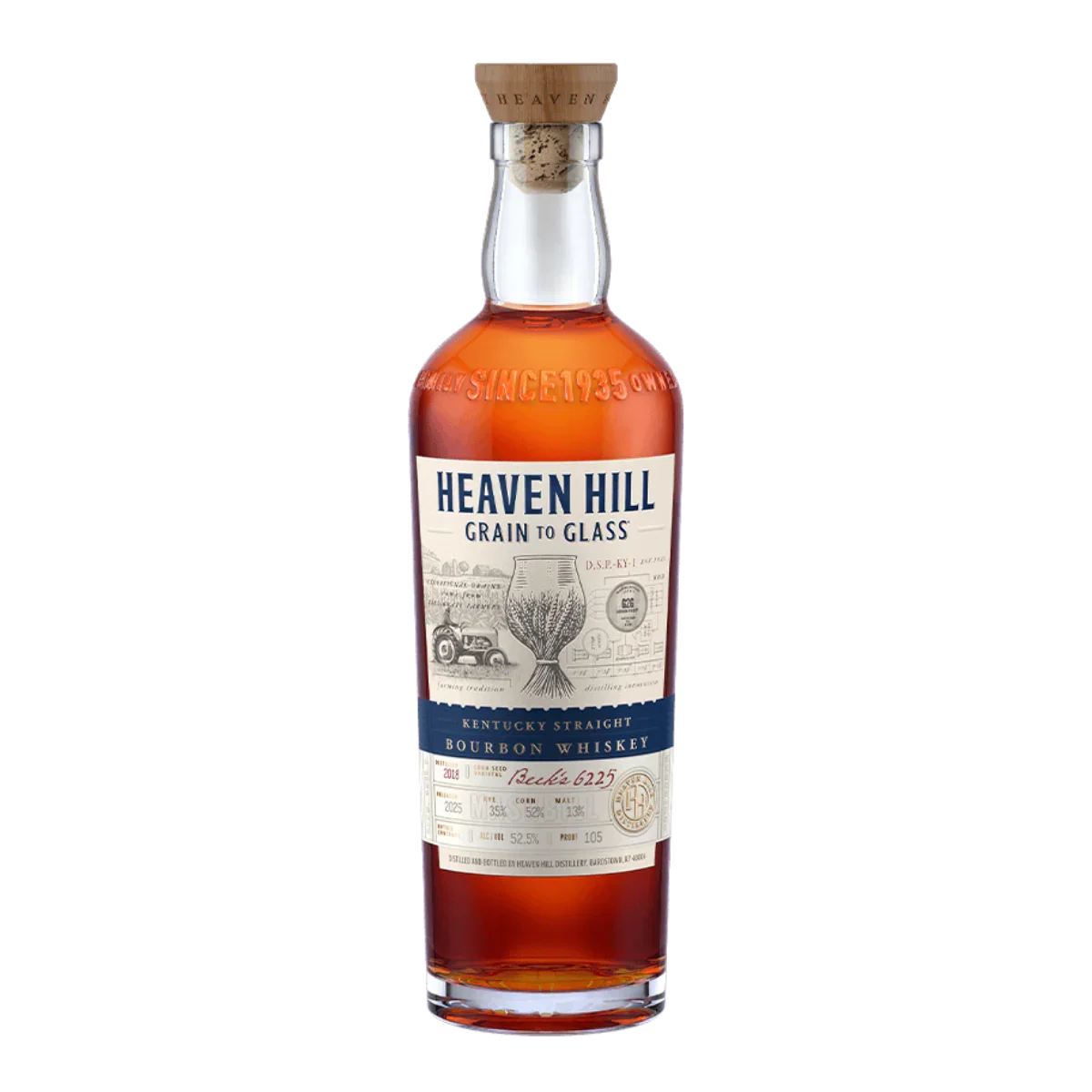 Heaven Hill Kentucky Straight Bourbon Whiskey 700 ml - Captain Caskwell