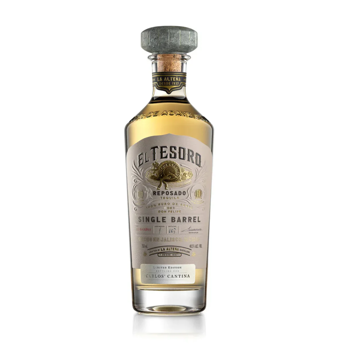 El Tesoro Reposado Single Barrel Limited Edition Tequila Hombre Barrel Select 750 ML - Captain Caskwell