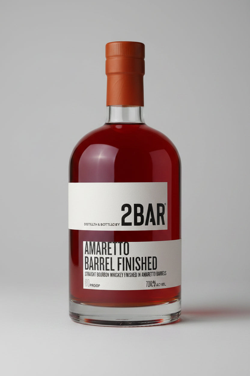 2Bar Amaretto Barrel Finished Straight Bourbon 750 ml
