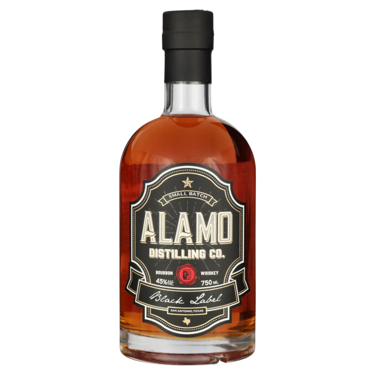 Alamo Black Label Bourbon Whiskey 750ml - Captain Caskwell