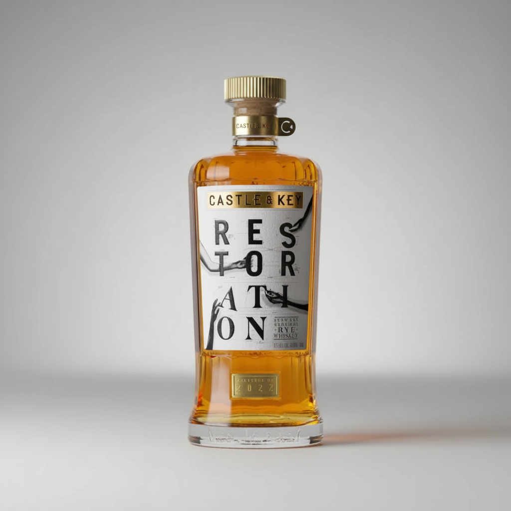Castle & Key Restoration Straight Rye Whiskey 750 ml - Captain Caskwell