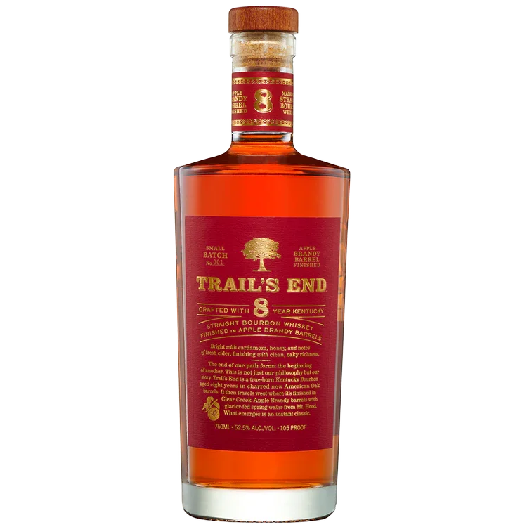 Trails End 8 Year Old Bourbon Finished in Apple Brandy Barrels 750ml - Captain Caskwell