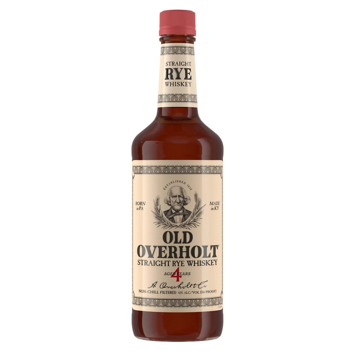 Old Overholt Straight Rye Whiskey 4 year 750ml - Captain Caskwell