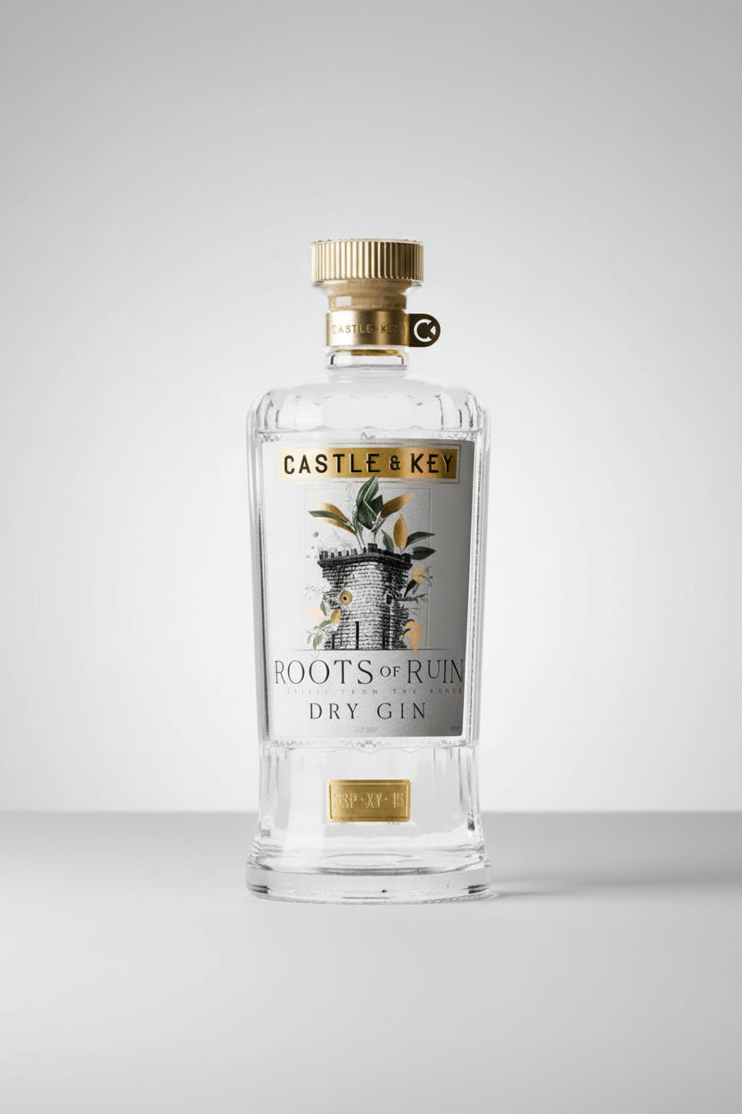 Castle & Key Roots of Ruin Dry Kentucky Gin 750 ml - Captain Caskwell