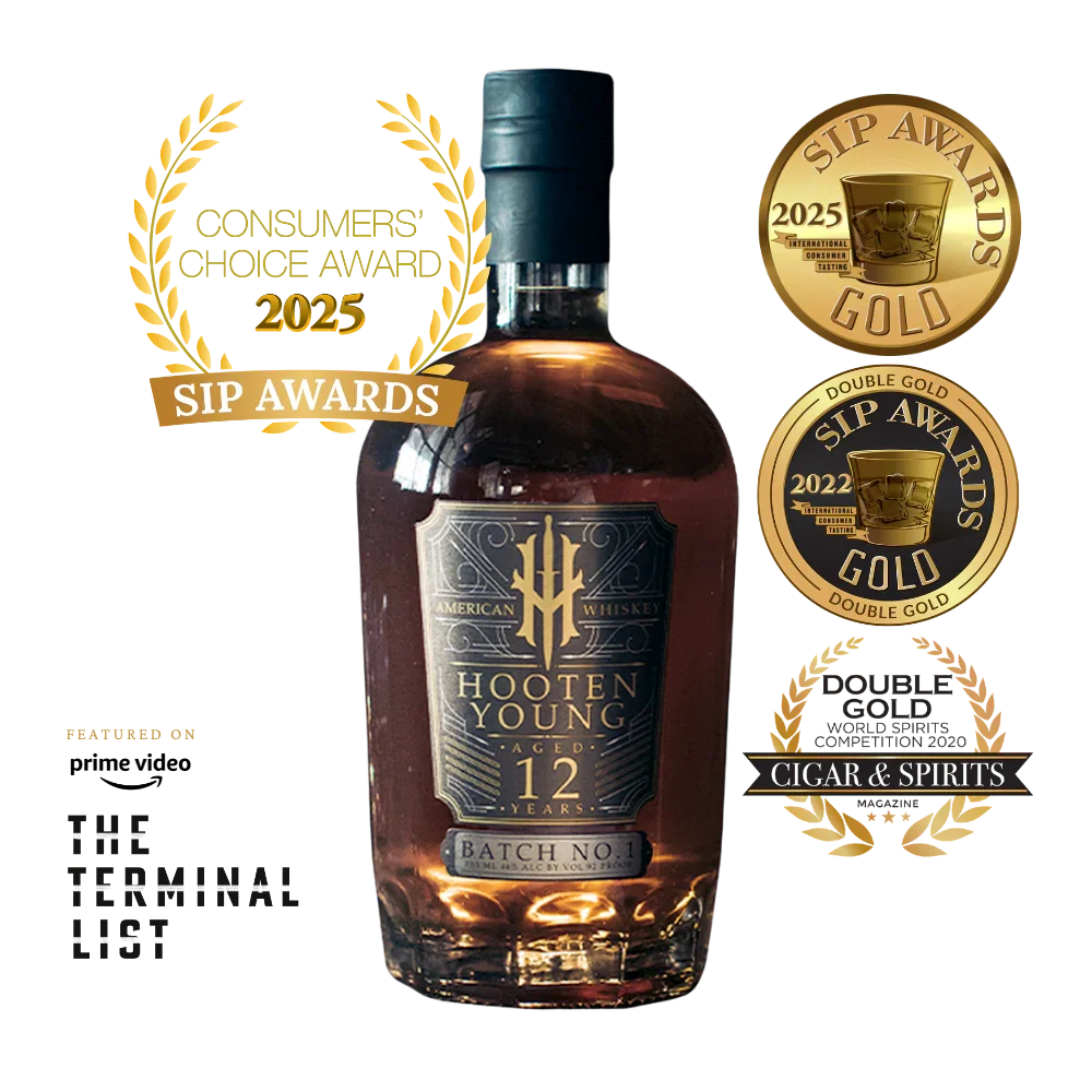 Hooten Young American Whiskey Batch 01 12 year 750 ML - Captain Caskwell