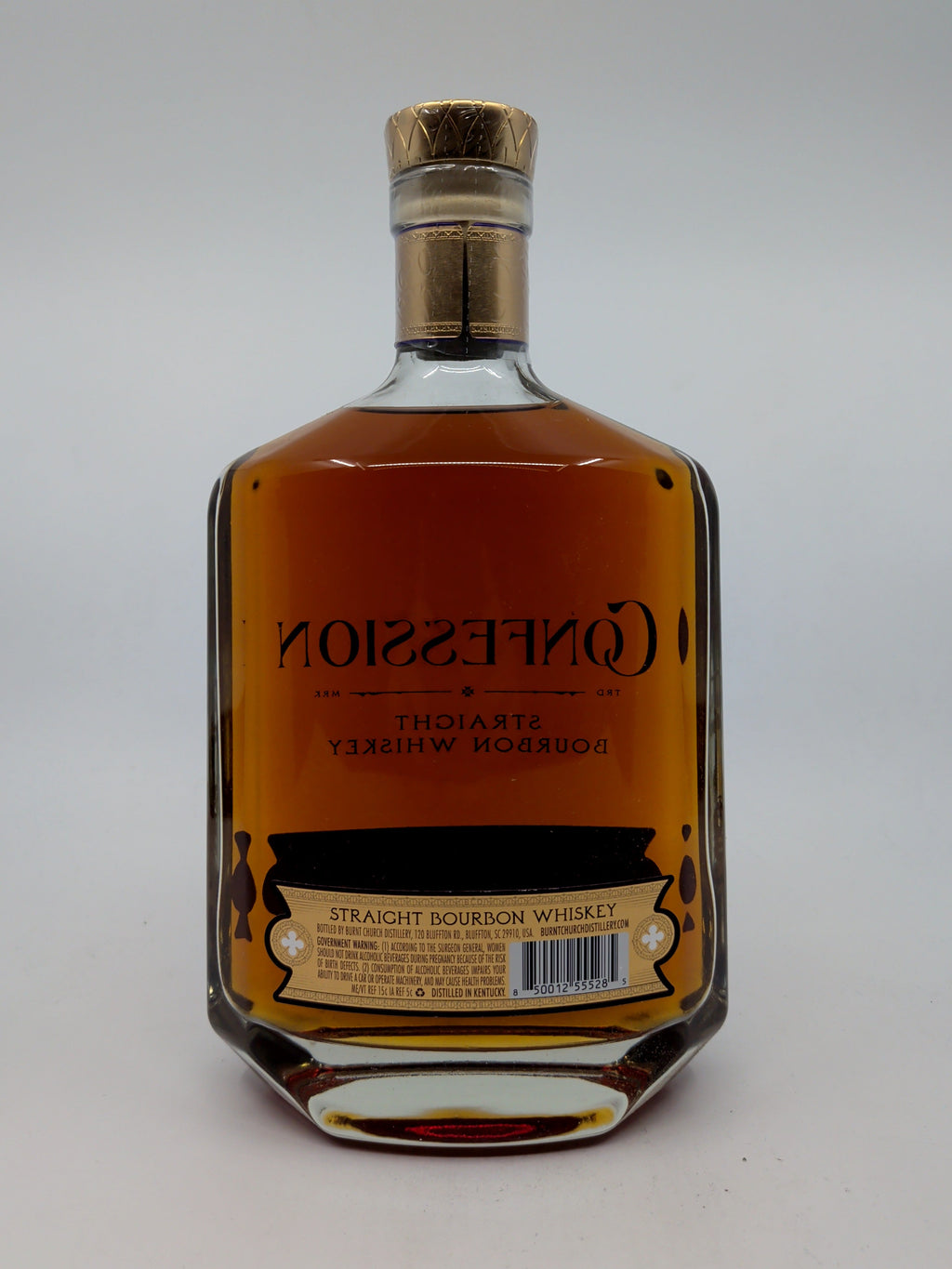 Burnt Church Distillery Confession Straight Bourbon Whiskey Chapter 1 Original Sin Limited Edition 750 ML
