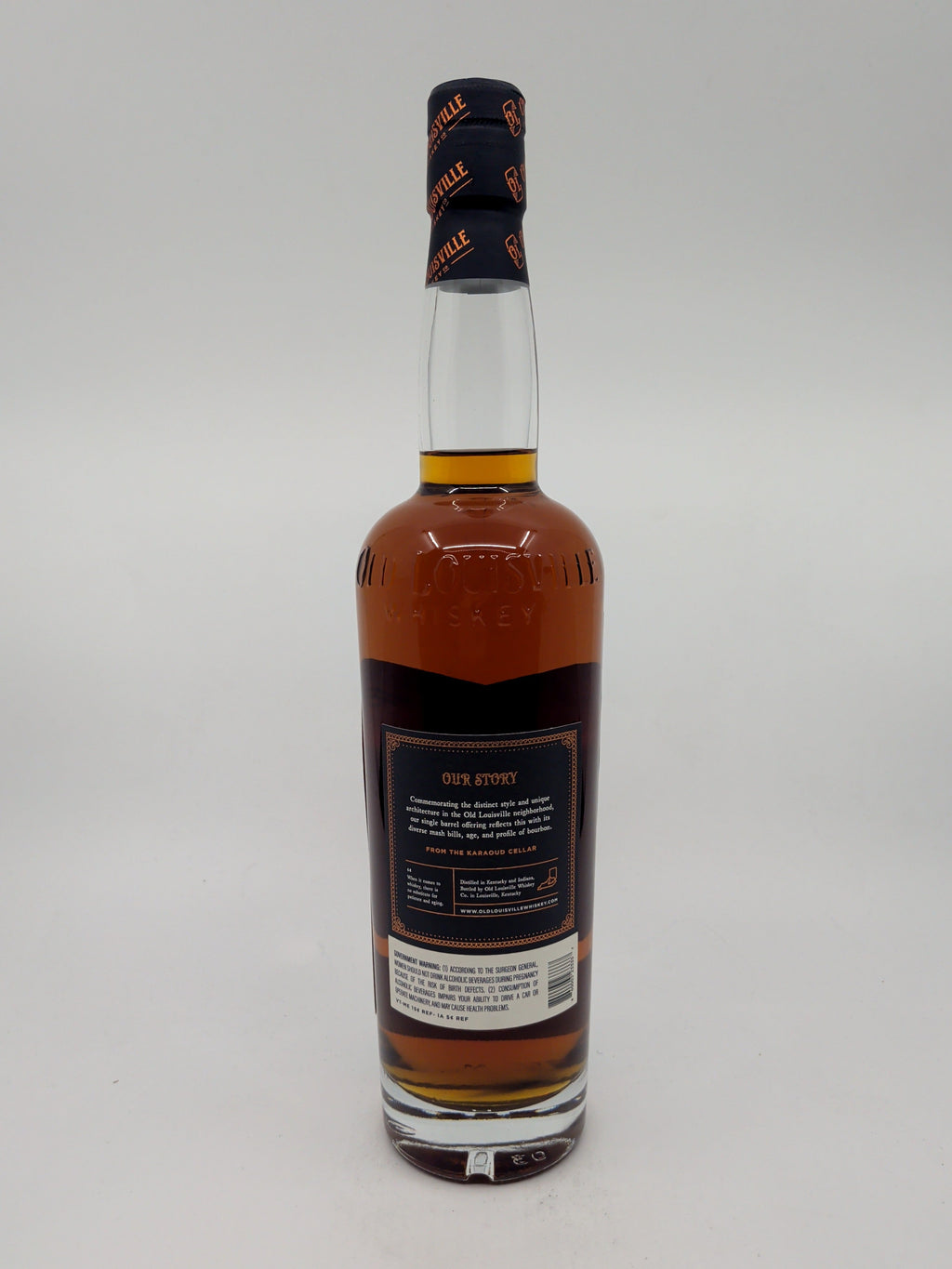 Old Louisville Whiskey Co Straight Bourbon Uncut 21 Rye 10 year 750 ml