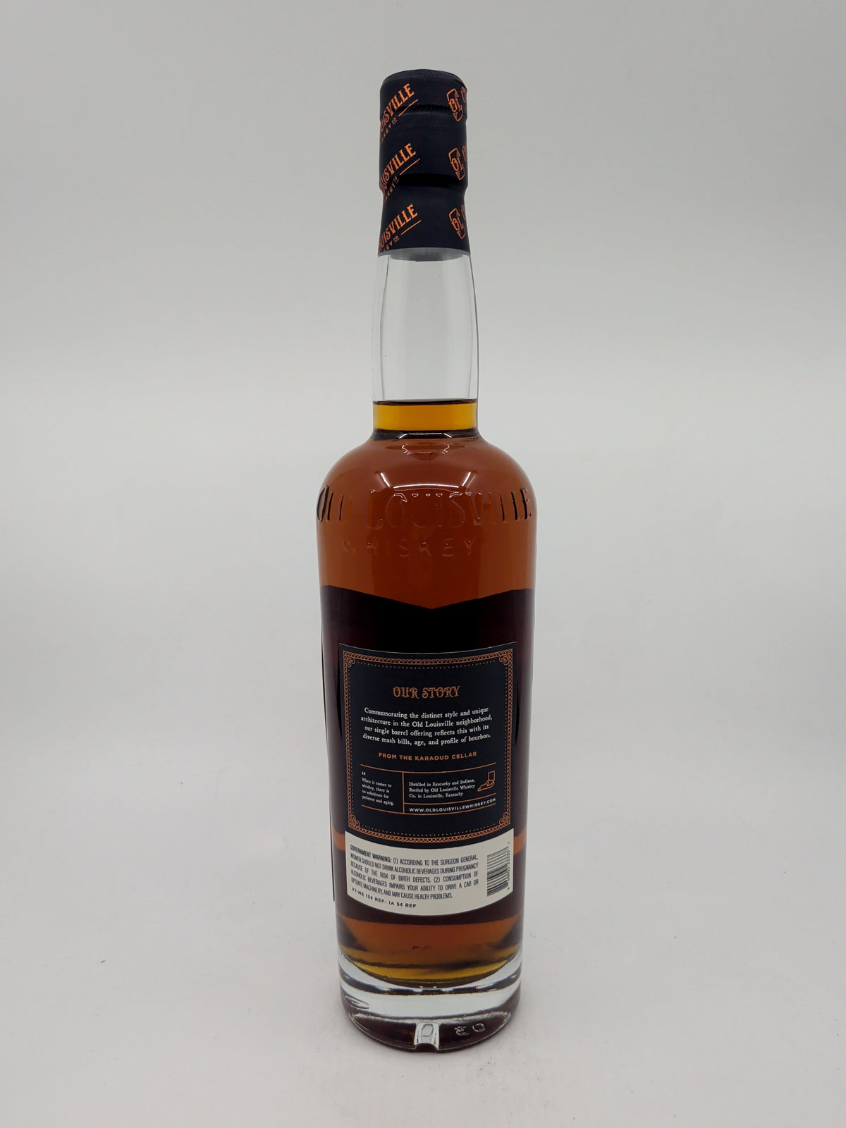 Old Louisville Whiskey Co Straight Bourbon Uncut 21 Rye 10 year 750 ml