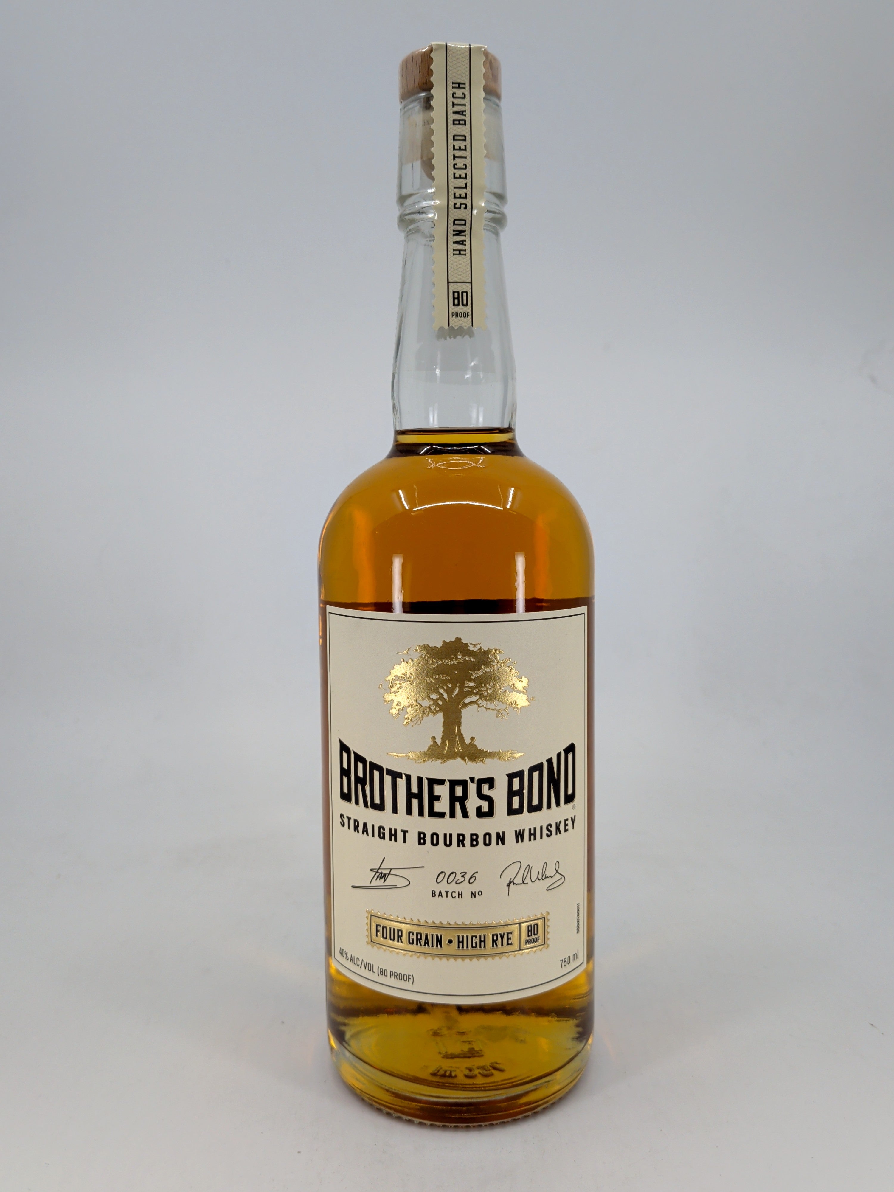 Brothers Bond Straight Bourbon Whisky 750ml