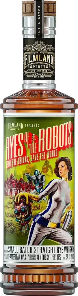 Filmland Spirits Ryes of The Robots Rye Whiskey 750 ml - Captain Caskwell